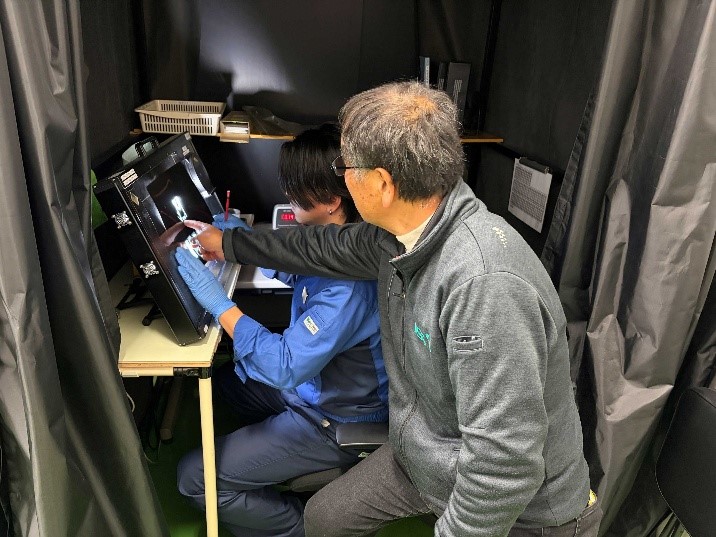 補助金を活用して「Ｘ線透過検査（非破壊検査）」の検査員育成指導の画像